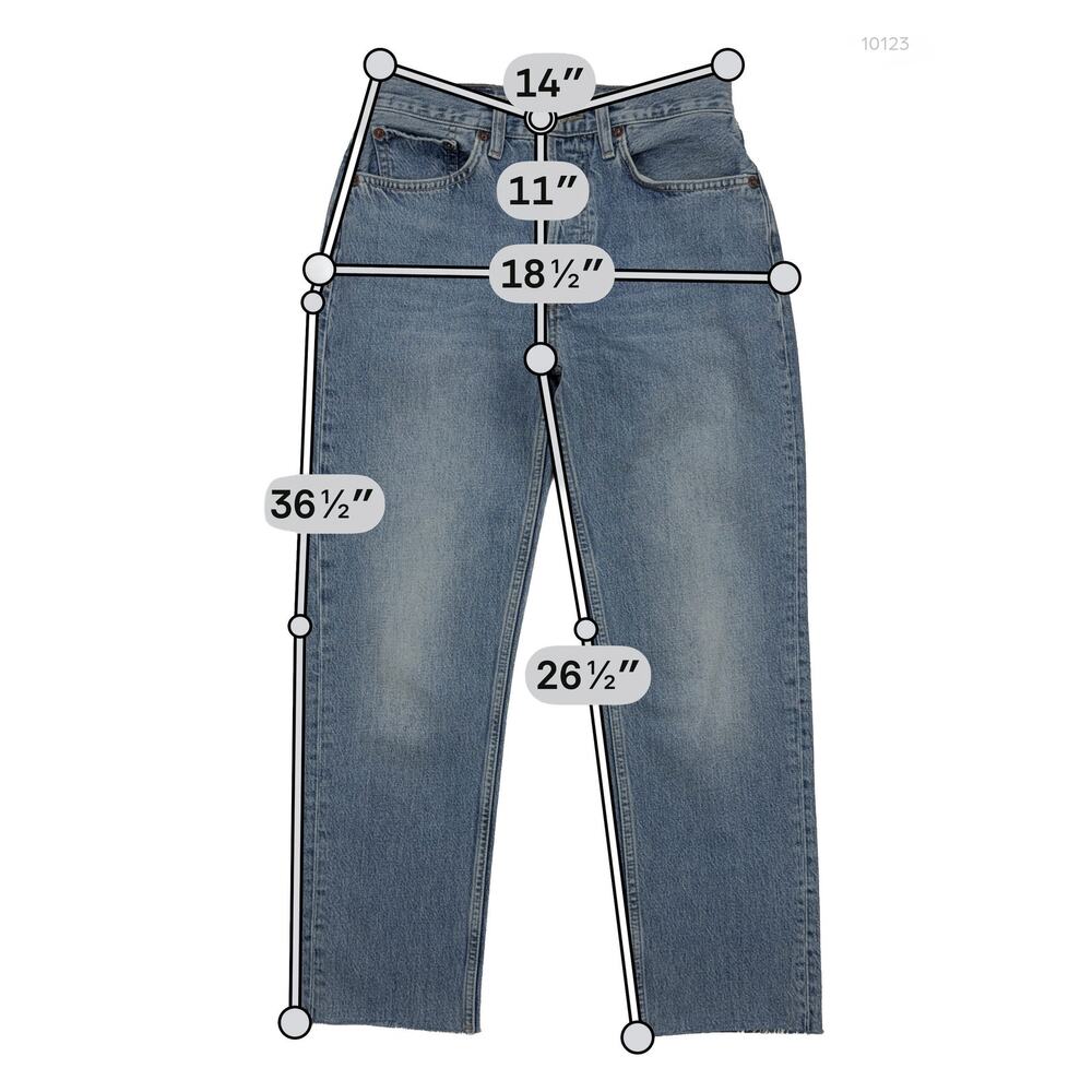 RE/DONE 70s Stove Pipe Jeans 26 Medium Vain Raw Hem 188-3WSTV27-11 - Picture 3 of 11